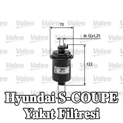VALEO Yakıt filtresi — Hyundai S-coupe