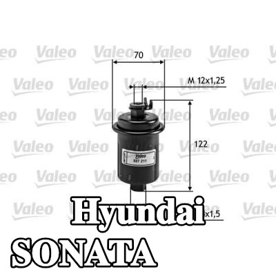 VALEO مرشح الوقود — 1990 Hyundai Sonata