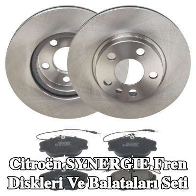 RIDEX Fren diskleri ve balataları seti Ön Aks, Havalandırmalı — Citroën Synergie
