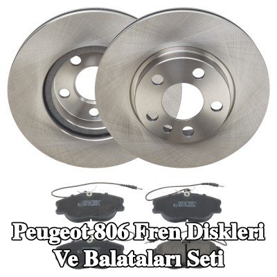 RIDEX Fren diskleri ve balataları seti Ön Aks, Havalandırmalı — Peugeot 806