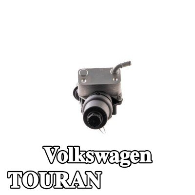 MAHLE مبرد زيت المحرك مع مبيت فلتر الزيت, مع مرشح, مع حلقة مانعة للتسرب — 2003 Volkswagen Touran