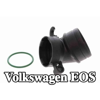 VAICO أنبوب السحب, مرشح الهواء مع حشية/مانع تسرب, مع برغي — Volkswagen Eos