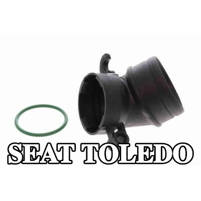 VAICO أنبوب السحب, مرشح الهواء مع حشية/مانع تسرب, مع برغي — 2005 SEAT Toledo