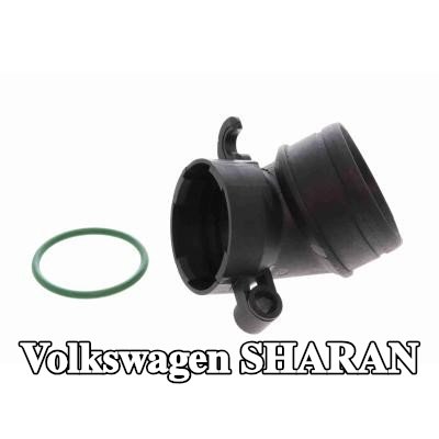 VAICO أنبوب السحب, مرشح الهواء مع حشية/مانع تسرب, مع برغي — Volkswagen Sharan