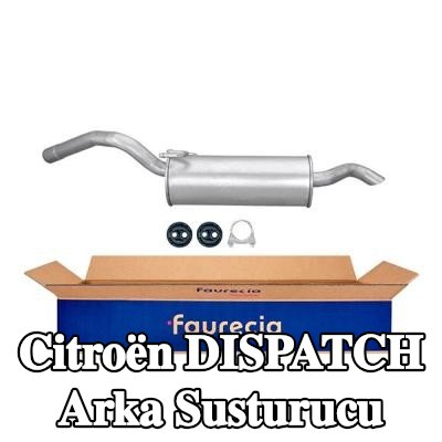 HELLA Arka susturucu Arka, montaj parçaları ile — 2001 Citroën Dispatch