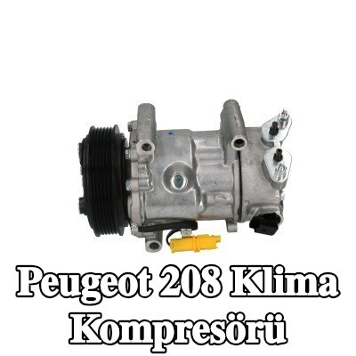BOSCH Montaj kılavuzu ile klima kompresörü, conta halkası ile — Peugeot 208
