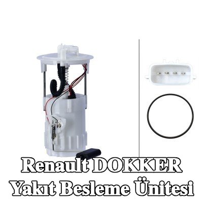 HELLA Elektrikli yakıt besleme ünitesi, yakıt seviye sensörlü, contalı/sızdırmaz — Renault Dokker