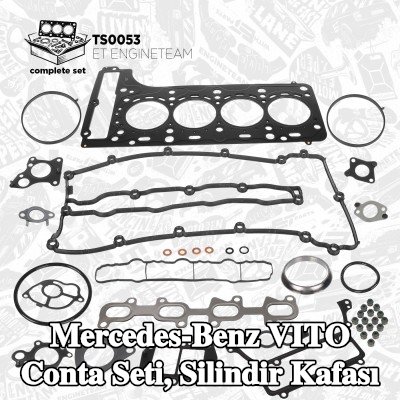 ET ENGINETEAM Conta seti, valf gövdesi contalı silindir kafası — Mercedes-Benz Vito