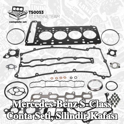 ET ENGINETEAM Conta seti, valf gövdesi contalı silindir kafası — 2012 Mercedes-Benz S-Class