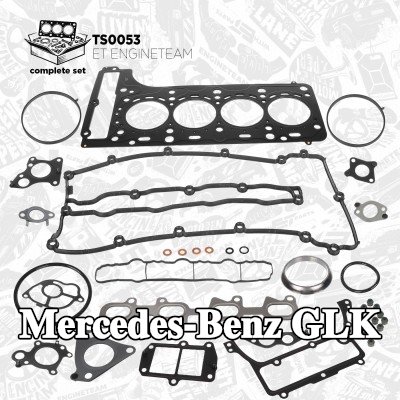ET ENGINETEAM مجموعة حشيات, رأس الأسطوانة مع أختام صمامات — Mercedes-Benz Glk