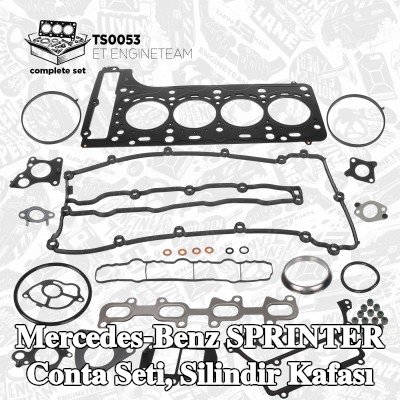 ET ENGINETEAM Conta seti, valf gövdesi contalı silindir kafası — 2012 Mercedes-Benz Sprinter
