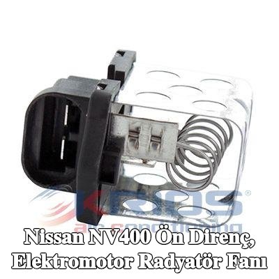 MEAT & DORIA Ön direnç, elektromotor radyatör fanı — Nissan Nv400