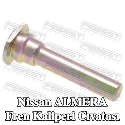FEBEST Fren kaliperi cıvatası Arka Aks — Nissan Almera