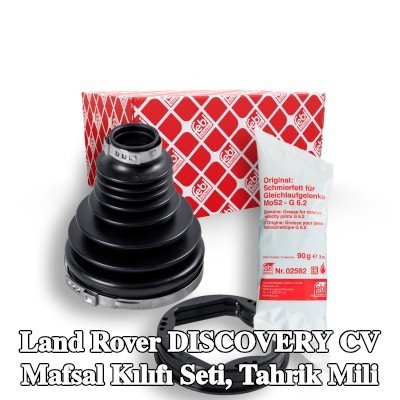 FEBI BILSTEIN CV kılıf kiti, tahrik mili Ön Aks Sol, şanzıman tarafında, Termoplast — Land Rover Discovery