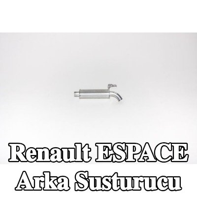 VEGAZ Arka susturucu Arka, 460mm — 1995 Renault Espace