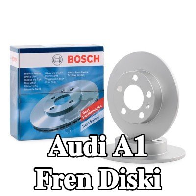 BOSCH Fren diski Dış Çap: 232mm, düz, Kaplamalı, cıvata/vida ile — Audi A1
