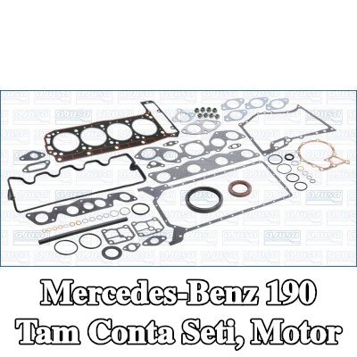 AJUSA Tam Conta Seti, silindir kapağı contalı motor, valf gövdesi contalı, FIBERMAX — Mercedes-Benz 190