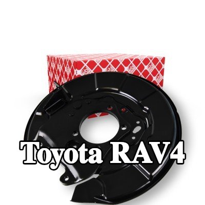 FEBI BILSTEIN لوحة دعم قرص الفرامل للمحور الخلفي الأيسر — 2000 Toyota Rav4
