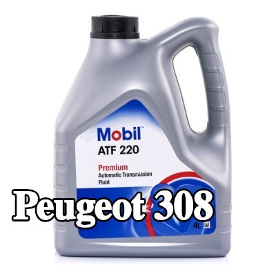 MOBIL سائل ناقل الحركة الأوتوماتيكي ATF, 220 — 2012 Peugeot 308