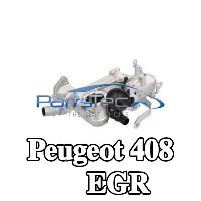 PartsTec مبرد EGR مع حشية/ختم, مع ممر جانبي للفراغ, بدون صمام EGR, بدون مستشعر — Peugeot 408