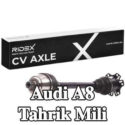 RIDEX Tahrik mili Ön Aks Sol, 614mm — 2003 Audi A8