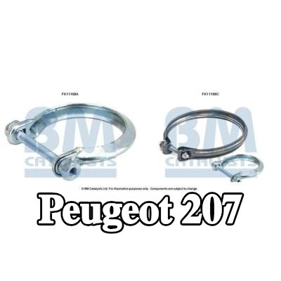 BM CATALYSTS طقم التثبيت، مرشح السخام — 2012 Peugeot 207
