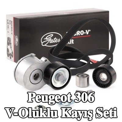 GATES V-Ribbed Kayış Seti Micro-V Kiti, Micro-V® Stretch Fit™ — Peugeot 306