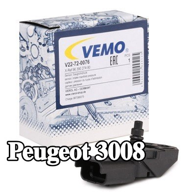 VEMO مستشعر ضغط الهواء, تعديل الارتفاع مشعب السحب, جودة أصلية — 2012 Peugeot 3008