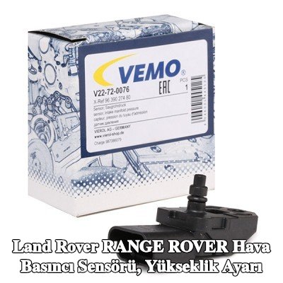 VEMO Hava Basıncı Sensörü, yükseklik ayarı Emme Manifoldu, Orijinal Kalite — 2012 Land Rover Range Rover