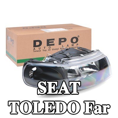 JOHNS Far Sağ, H1, H7, far seviyeleme motoru olmadan — 2002 SEAT Toledo