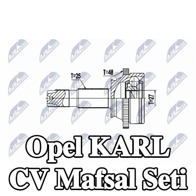 NTY CV mafsalı kiti Ön Aks, Tekerlek Tarafı — Opel Karl