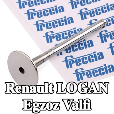 FRECCIA Egzoz valfi Krom kaplı valf gövdesi — 2004 Renault Logan