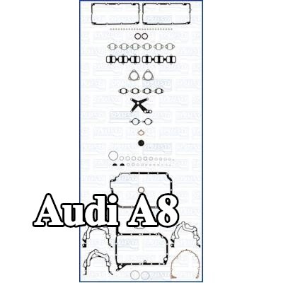 AJUSA مجموعة حشيات كاملة, محرك مزود بأختام صمامات, بدون حشية رأس الأسطوانة — 2002 Audi A8