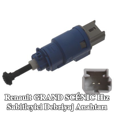 FEBI BILSTEIN Hız sabitleyici debriyaj anahtarı — 2008 Renault Grand Scénic