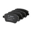 BOSCH Fren balatası seti 17, 3mm, gıcırtı önleyici plaka ile, cıvata/vida ile, aksesuarlarla — Nissan Note (6)
