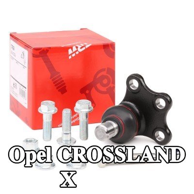 TRW مفصل كروي للمحور الأمامي الأيسر, المحور الأمامي الأيمن, السفلي, خارجي, 15, 5mm — Opel Crossland X