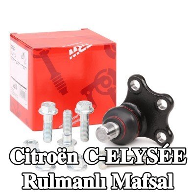 TRW Ön Sol Aks Bilyeli Mafsal, Ön Aks Sağ, Alt, dış, 15, 5mm — Citroën C-elysée