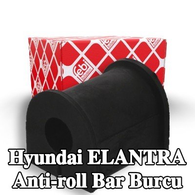 FEBI BILSTEIN Anti roll bar burcu Arka Aks, 15mm, Kauçuk — 2000 Hyundai Elantra