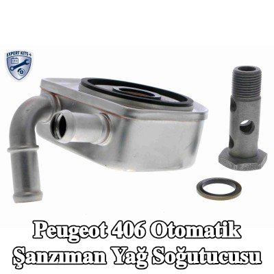 VEMO Contalı/sızdırmazlık elemanlı otomatik şanzıman yağ soğutucusu — Peugeot 406