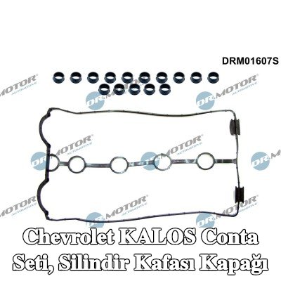 DR.MOTOR AUTOMOTIVE Conta seti, silindir kafası kapağı — Chevrolet Kalos