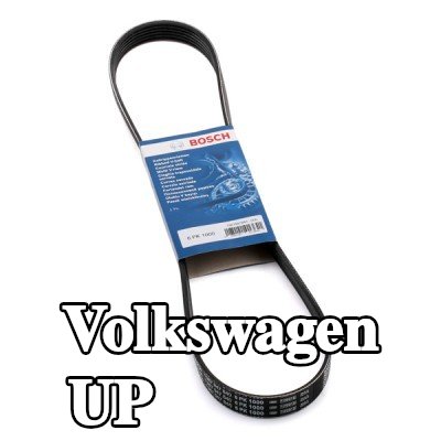 BOSCH حزام سيربنتين 1000mm, Number of ribs: 6 — 2012 Volkswagen Up