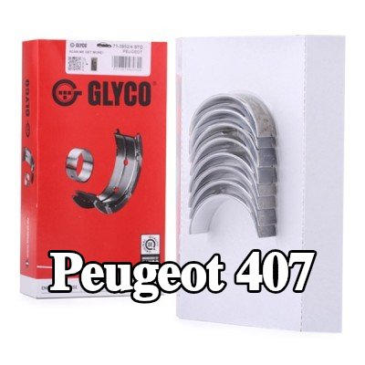GLYCO محامل الطرف الكبير ذات ظهر فولاذي مطلي بالبرونز — Peugeot 407