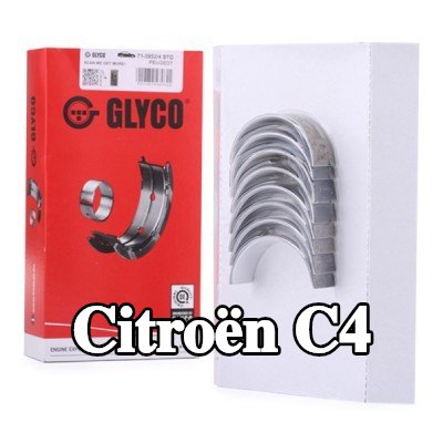 GLYCO محامل الطرف الكبير ذات ظهر فولاذي مطلي بالبرونز — 2012 Citroën C4