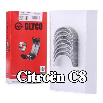 GLYCO محامل الطرف الكبير ذات ظهر فولاذي مطلي بالبرونز — Citroën C8