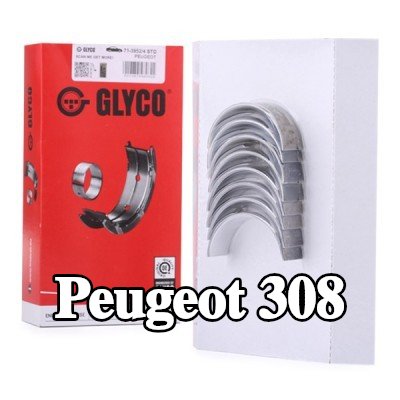 GLYCO محامل الطرف الكبير ذات ظهر فولاذي مطلي بالبرونز — 2012 Peugeot 308