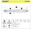 RIDEX Bagaj kapağı desteği 585mm — Citroën Axel (5)