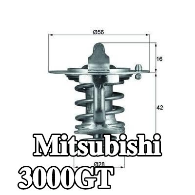 MAHLE ثرموستات 76°C, 56mm, 28mm, مع حشية/مانع تسرب — Mitsubishi 3000gt