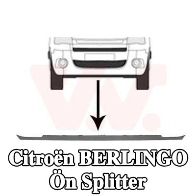 VAN WEZEL Ön splitter Ön — 2016 Citroën Berlingo