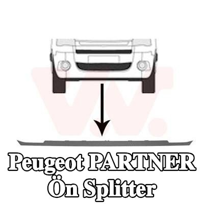 VAN WEZEL Ön splitter Ön — Peugeot Partner