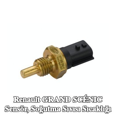 HELLA Sensör, soğutma suyu sıcaklığı M12x1, 5 — Renault Grand Scénic
